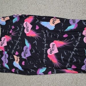 Colorful 'Mom' Print Leggings